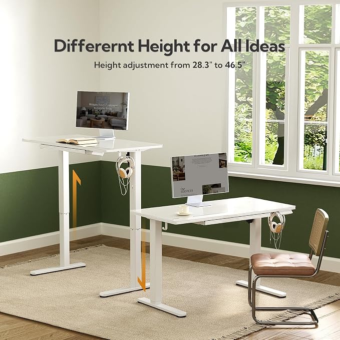 INNOVAR Glass Standing Desk - Image 6