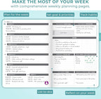Clever Fox Dated Planner 2026-2027 – Weekly Life Planner Notebook - Image 6