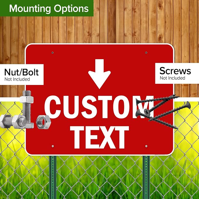 Custom Arrow, Custom Directional Sign, Down Arrow, 36x48 Inches, Rust Free - Image 5