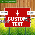 Custom Arrow, Custom Directional Sign, Down Arrow, 36x48 Inches, Rust Free - Image 5