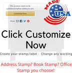 8 Lines Customized Stamp - Image 2