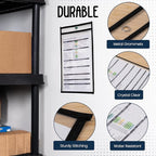 Essex Wares - 4 Pack, Job Ticket Holders, Reusable & Easy Erase Plastic Invoice - Image 4