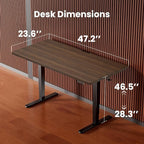 ErGear Height Adjustable Electric Standing Desk, 48 x 24 Inches Sit Stand up - Image 3