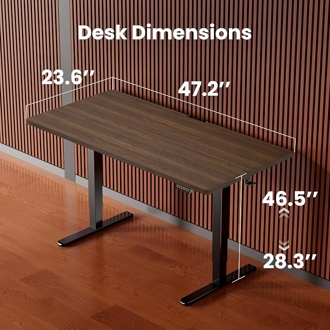 ErGear Height Adjustable Electric Standing Desk, 48 x 24 Inches Sit Stand up - Image 3