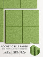 Bumusty Large Cork Board Alternative-47 x35 Felt Bulletin Board Tiles, - Image 3