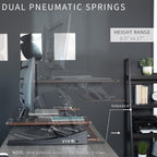 VIVO 36 inch Height Adjustable Stand Up Desk Converter, V Series, Quick Sit to - Image 5