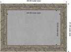 Amanti Art Silver Framed Magnetic Board 21x29 Medium Vision Board - Image 2