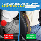 Lofty Aim Memory Foam Lumbar Support Cushion Relieves Lower Back Pain - Image 4