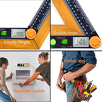 Rainyb Digital Angle Finder Tool 5 inch Pocket Protractor 0-360 degree LED - Image 6