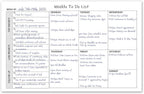 Weekly TO DO List Notepads Task Pad Planner w/Daily Checklist, Priority ToDo & - Image 2