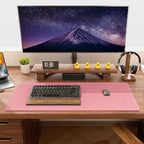 Auhoahsil Felt Desk Mat, Minimalist Large Mouse Pad XL 31.5 x 11.8 in, Desk Matt - Image 7