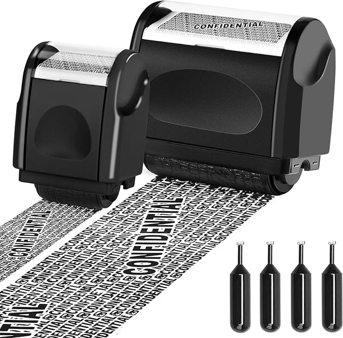 Identity Theft Protection Roller Stamp by TONOS