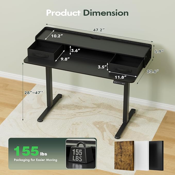 Homall Electric Standing Desk - Image 3