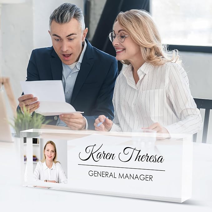 Custom Office Name Plate for Desk, Desk Name Plate Personalized, Personalized - Image 5