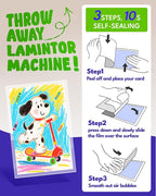 Uinkit 4mil Thicker Self-Adhesive Laminating Sheets, No Heat Needed - Image 5
