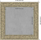 Amanti Art Silver Framed Magnetic Board 27x27 Medium Vision Board - Image 2