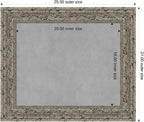 Amanti Art Silver Framed Magnetic Board 21x25 Small Vision Board - Image 2