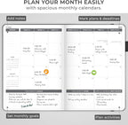 Clever Fox Dated Planner 2026-2027 – Weekly Life Planner Notebook - Image 7