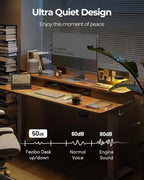 FEZIBO 40 x 24 Inch Height Adjustable Electric Standing Desk - Image 9