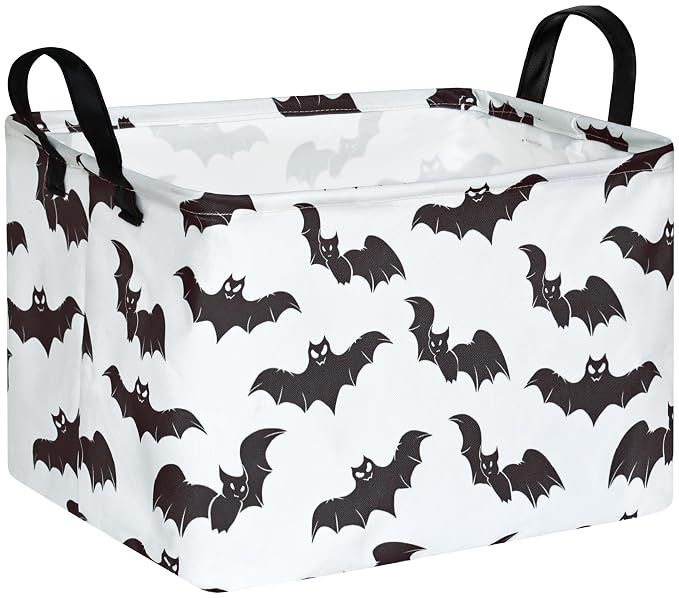 FUULOXE Halloween Bat Storage Basket by Unknown