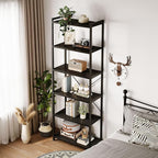 Casaottima Book Shelf, 6 Tier Tall Bookshelf, Modern Wood Bookcase Shelves - Image 8