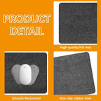 Large Felt Desk mat, Office Computer Desk - Image 4