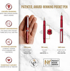 Scriveiner Luxury EDC Fountain Pen, Matt Red Pocket EDC - Image 4