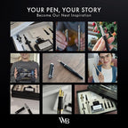 Wordsworth & Black Calligraphy Pen Gift Set, Includes Bottle, 6 Cartridges - Image 7