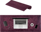 Node Leather Calfskin Leather Desk Pad – Executive Office Desk Mat by NodeLeather