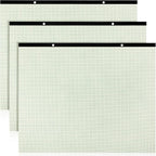 Fainne 3 Pcs Large Engineering Graph Paper Grid Graph Paper Pad Giant Drafting by Fainne
