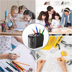 Electric Pencil Sharpener Heavy-Duty Helical Blade Sharpener USB/Battery - Image 5