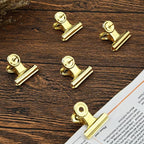 30 Pieces Push Pins Clips Gold Thumb Tacks - Image 5
