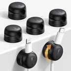 6Pack Rotatable Cord Organizer, Spring Cable Clips by Lamicall