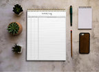 Better Office Products Activity Log Notepad, 8.5" x 11", Planning Note Pad - Image 3