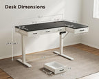 OffiGo L Shaped Electric Standing Desk - Image 3