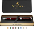 Scriveiner Personalized Deep Crimson Red Pen by Scriveiner