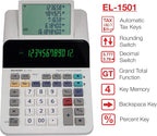 Sharp El-1501 Compact Cordless Paperless Large 12-Digit Display Desktop - Image 3