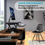 VERSADESK® PowerPro™ 48” x 24” Extra Wide Electric Sit-to-Stand Desk Converter - Image 6