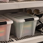IRIS USA 19 Qt Stackable Plastic Storage Bins - Image 9