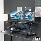 VIVO 36 inch Height Adjustable Stand Up Desk Converter, V Series, Quick Sit to - Image 2