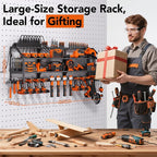 YFFSRJDJ Extra Large Power Tool Organizer Wall Mount - Image 7