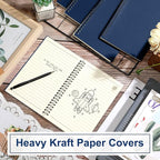Yahenda 2 Pcs Spiral Notebook Bulk A5 Journal Lined 8.3'' x 5.5'' Writing - Image 5