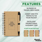 Custom Mini Spiral Notebooks - Image 2