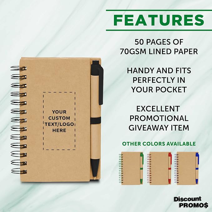 Custom Mini Spiral Notebooks - Image 2