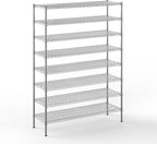 Regal Altair 18" Deep x 54" Wide x 74" Height Wire Shelving Kit | 8-Tier | NSF by Regal+Altair