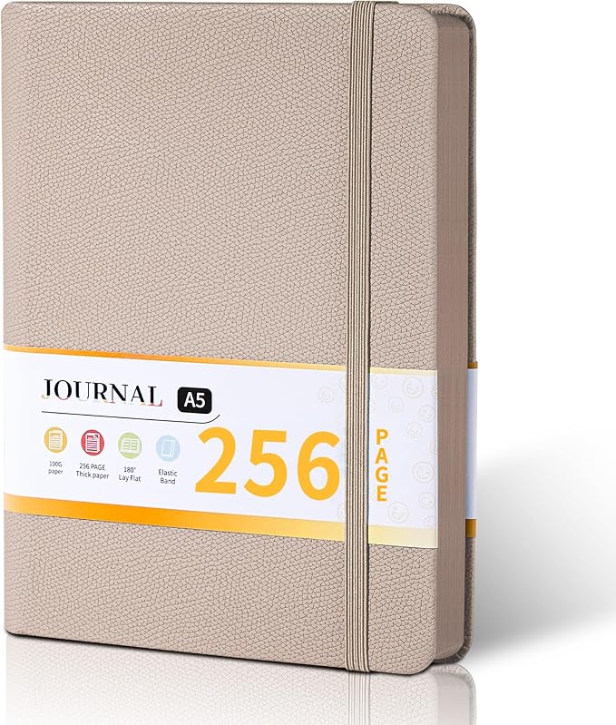CAGIE Textured Hardcover Lined Journal by CAGIE