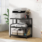 Fannova 32.3" x 18.9" Extra Large Printer Stand Table - Image 7