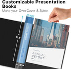 Dunwell Presentation Binder 24-Pocket, Displays 48 Pages, 8.5x11 Portfolio - Image 2