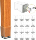 Clear Square Chair Leg Protector by ComeHomeWithMe