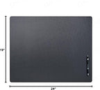 Dacasso 24" x 19" Black Leatherette Luxury Desk Pad Blotter w/Out Side Rails - Image 9